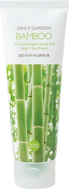 Очищающая пенка с бамбуком Daily Garden Bamboo Soothing cleansing foam from Damyang Holika Holika, 1