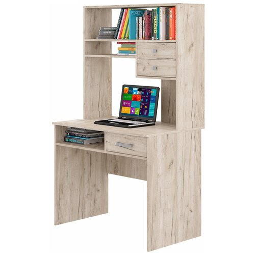 Стол компьютерный СК-41 Крафт серый