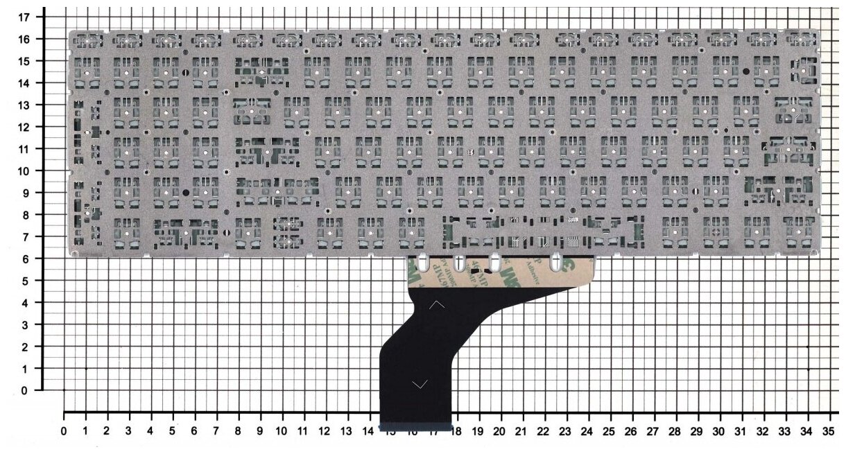 Клавиатура для ноутбука HP Pavilion Gaming 15-CX0002NG черная с зеленой подсветкой