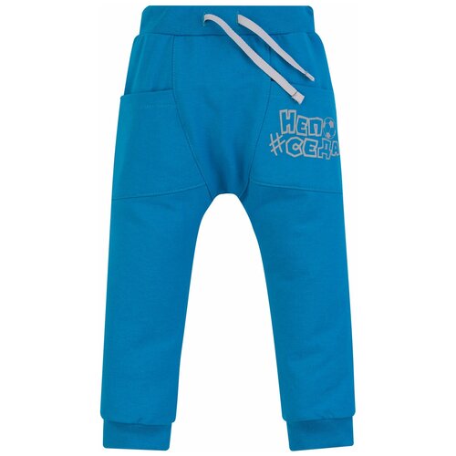 фото Брюки утенок размер 98, бирюза/непоседа