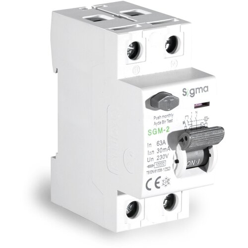 Устройство защитного отключения AC 2P 30mA 10kA 63A SIGMA ELEKTRIK