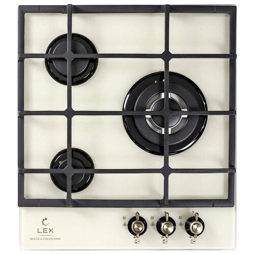 Газовая варочная поверхность Lex GVG 4533C IV Light белый антик 1100000₽