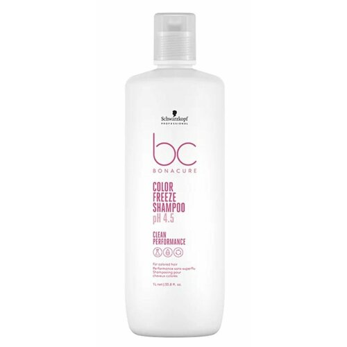 Schwarzkopf Professional Bonacure Clean Performance Color Freeze - Бессульфатный шампунь для окрашенных волос 1000 мл