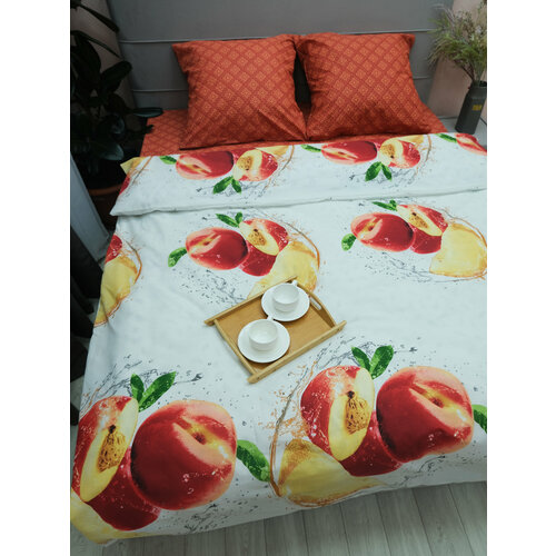 оранжевый, белый