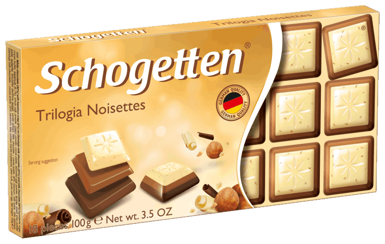 Шоколад Schogetten Trilogia 100 гр - фотография № 1