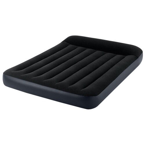 фото Надувной матрас intex pillow rest raised bed fiber-tech (64142), темно-синий