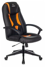 Кресло Бюрократ Кресло игровое Zombie 8 черный/оранжевый