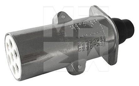 Штекер 7 полюсов тип S ISO 3731 металлический корпус винтовой зажим HCV Marshall M7342002
