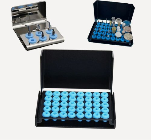 Изображение товара Термоблок универсальный-Подставка Incidental (TYPE 40H)стерилизации и хранения полировочных головок, щеток, турбинных боров, насадок(RA/CA, FG), черный .