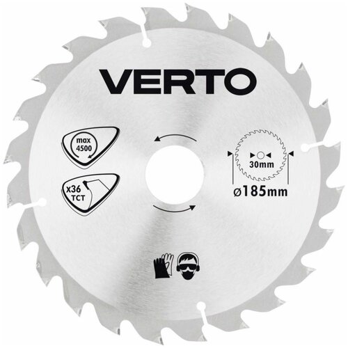 Диск пильный 185x30x36z Verto