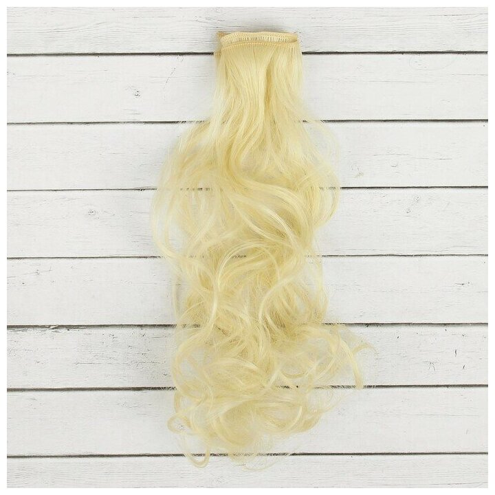 Волосы - тресс для кукол Кудри длина волос: 40 см, ширина: 50 см, 613А