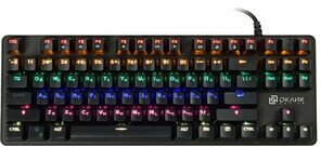 Клавиатура Oklick 969G SHOTGUN механическая черный USB Multimedia for gamer LED