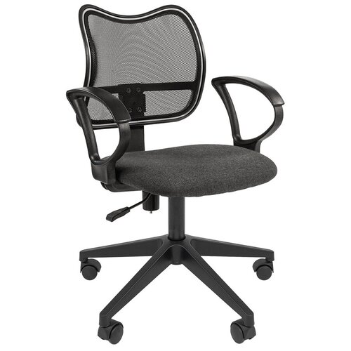 фото Компьютерное кресло chairman 450 lt офисное, обивка: текстиль, цвет: черный/серый