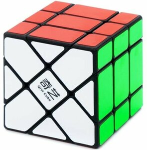 Скоростной Фишер Куб QiYi MoFangGe Fisher Cube / Головоломка для подарка / Черный пластик