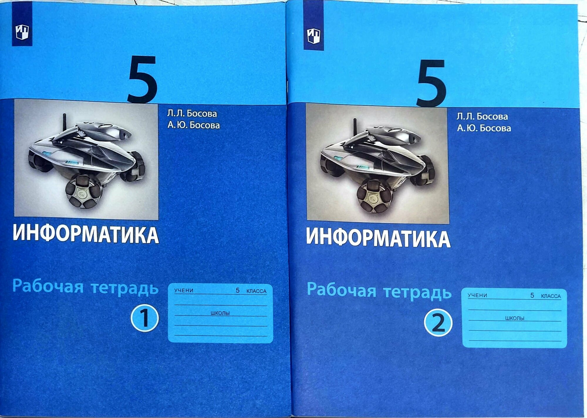 Информатика 5 класс. Рабочая тетрадь. Комплект в 2-х частях. ФГОС Босова Анна Юрьевна Босова Людмила Леонидовна