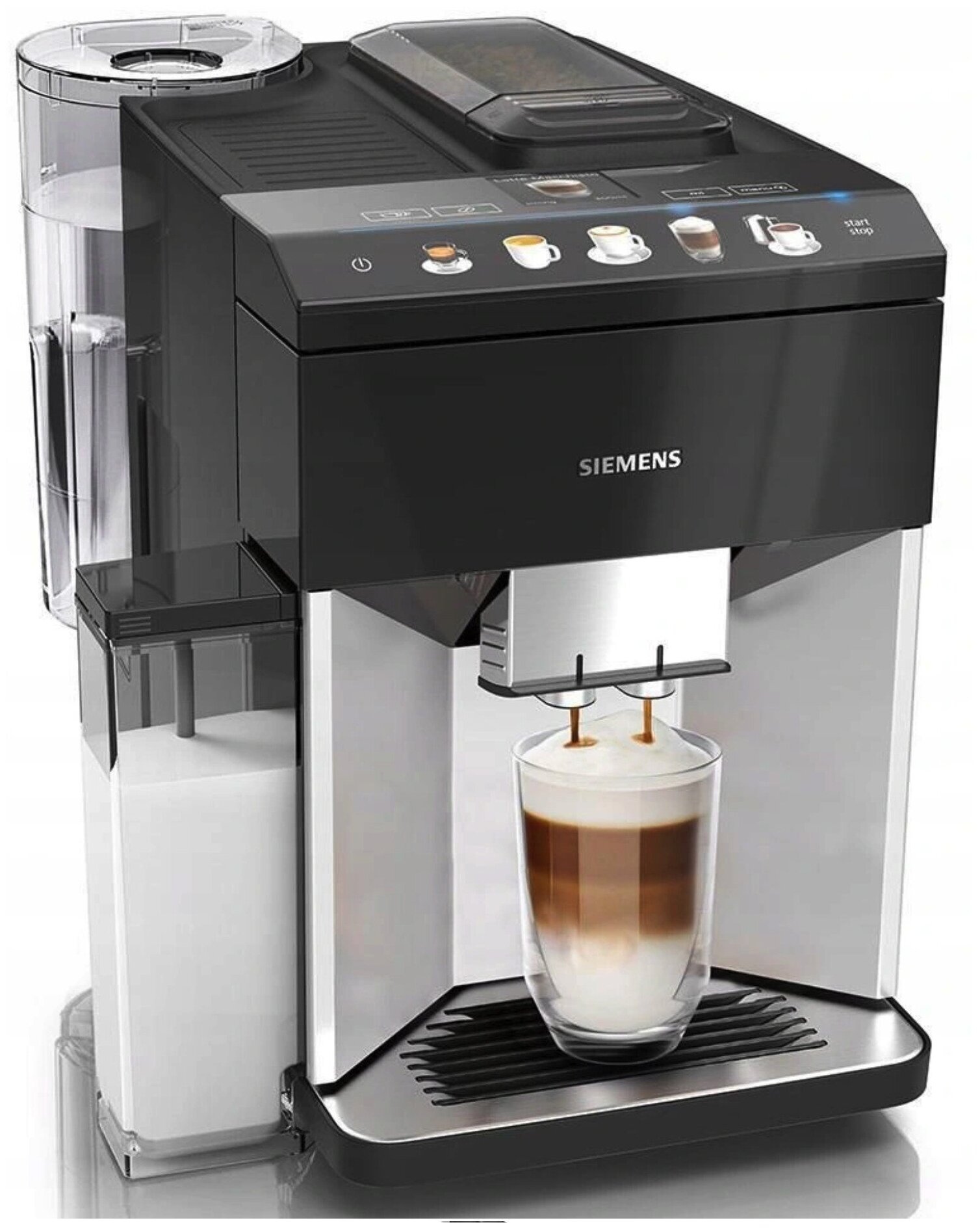 фото Автоматическая кофемашина Siemens TQ503R01, черный, серебристый