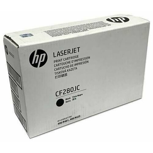 Картридж для лазерного принтера HP 80J Black (CF280JC) картридж для лазерного принтера hp 151a black w1510a