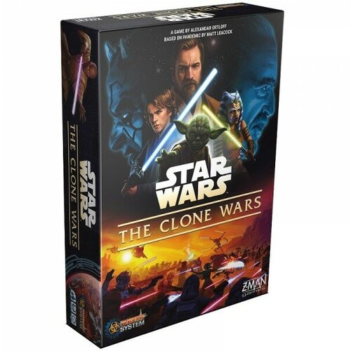 Настольная игра Z-Man Games Star Wars: The Clone Wars (Пандемия. Звёздные Войны: Войны Клонов)