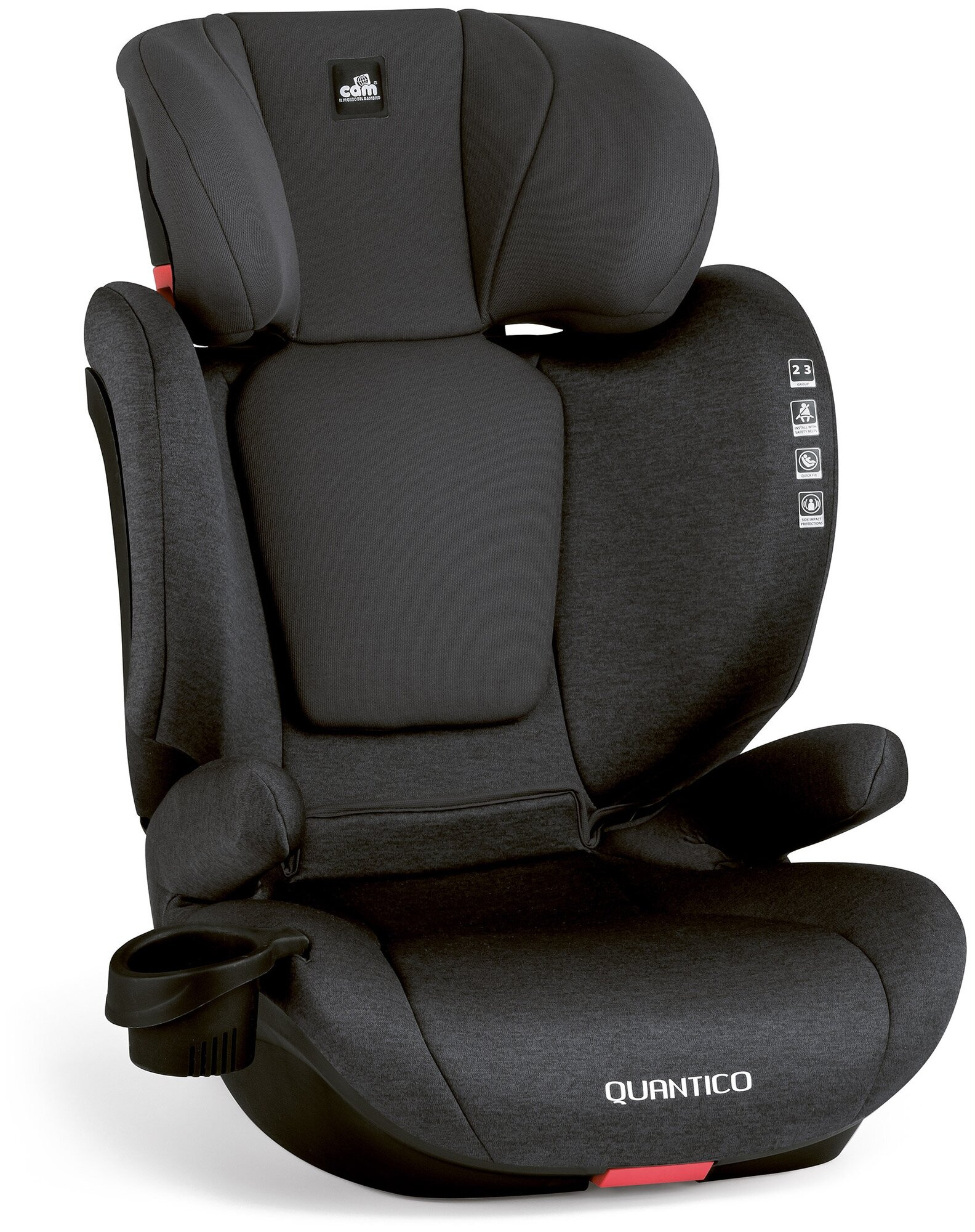 Автокресло группа 2/3 (15-36 кг) CAM Quantico Isofix, 160