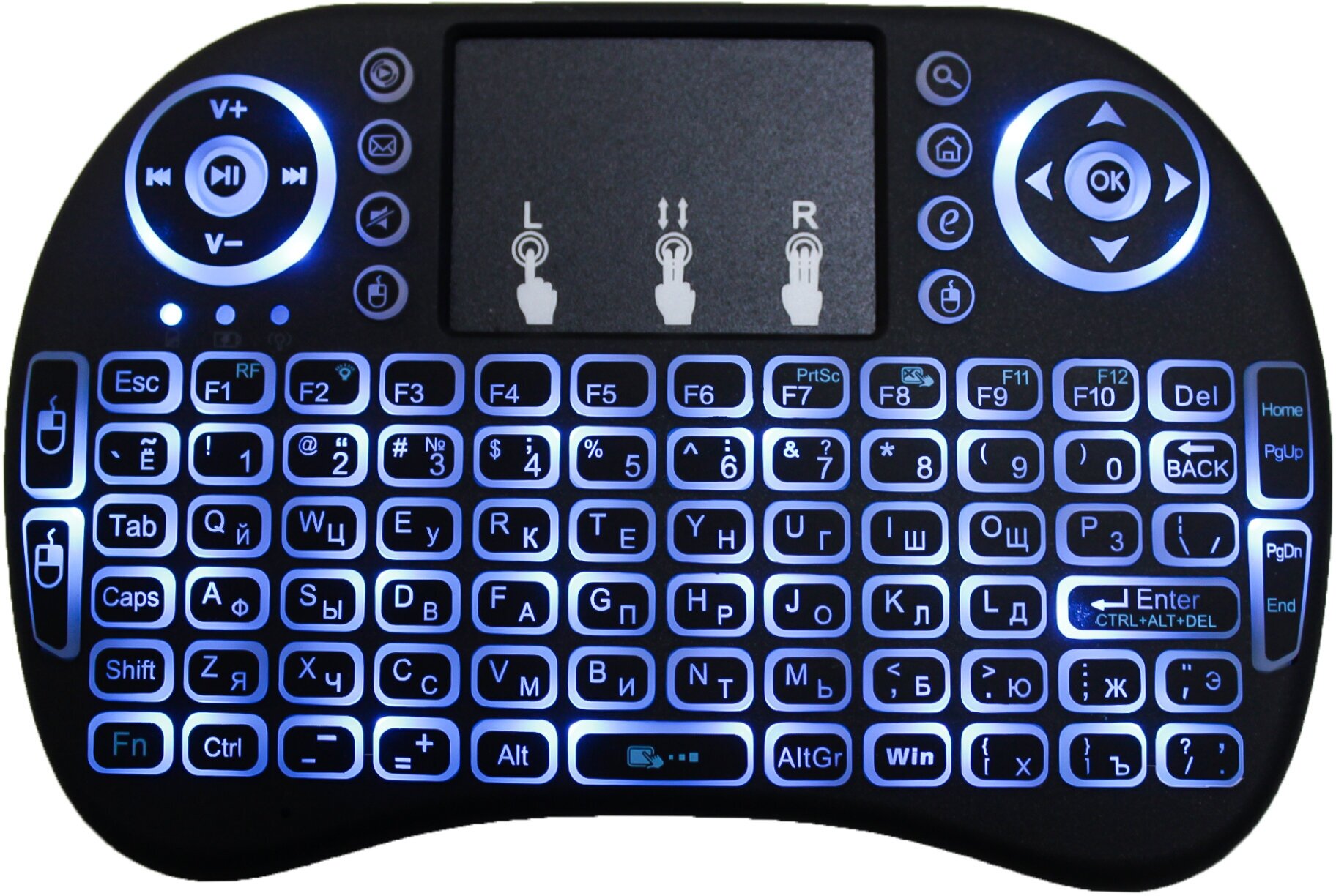 Клавиатура Palmexx PX/KBD mini Wireless Backlit Black