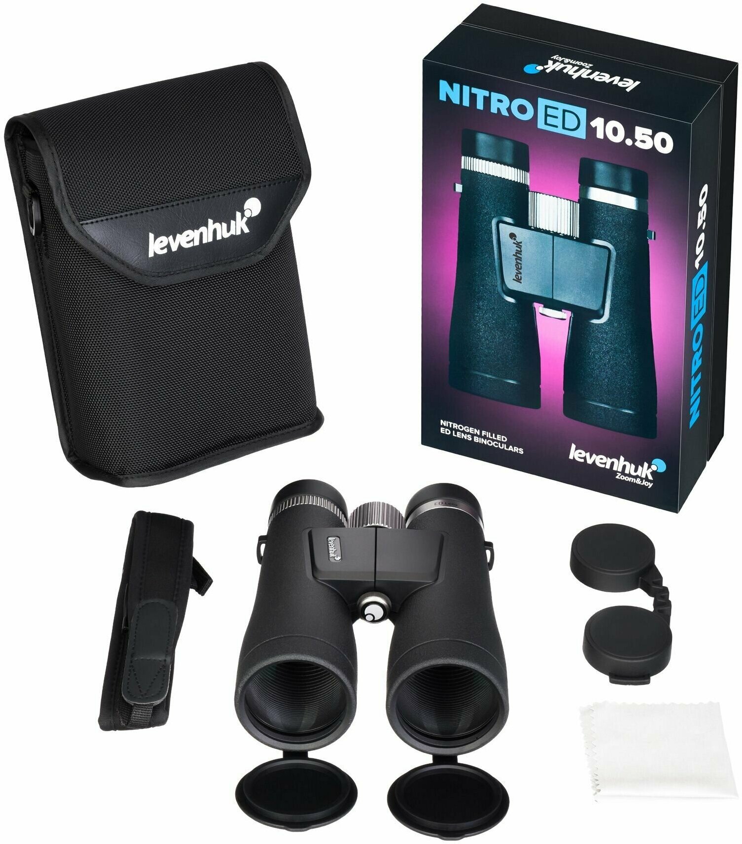 Бинокль Levenhuk Nitro ED 10x50 — фото 1