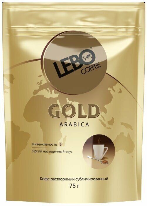 Кофе растворимый Lebo Gold 75г