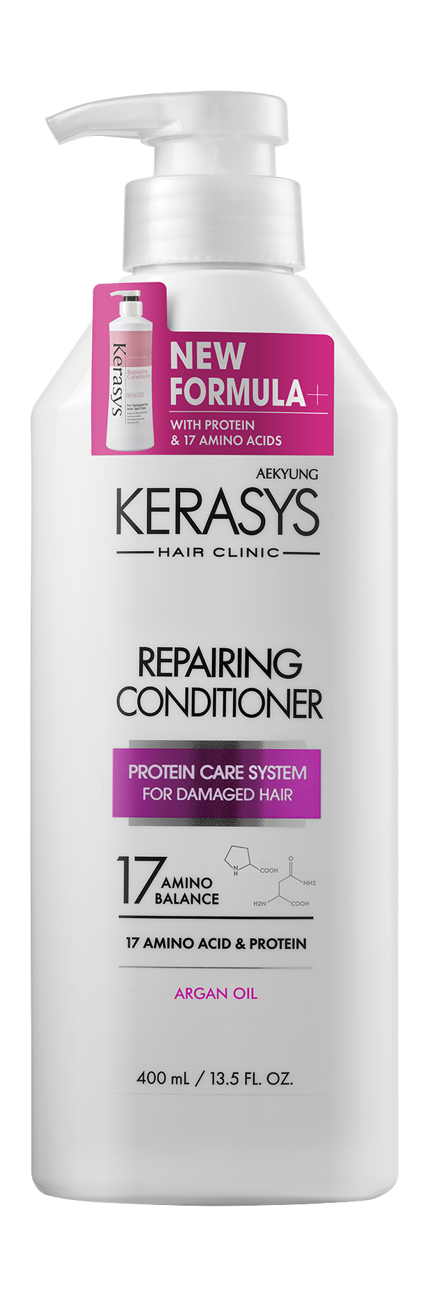 KERASYS Кондиционер для волос Conditioner Repairing восстанавливающий, 400 мл