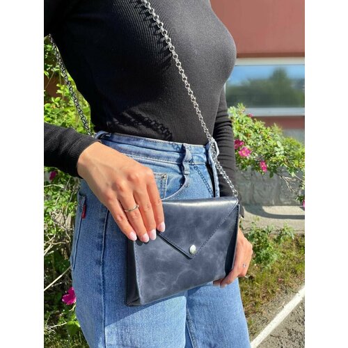 фото Сумка клатч , синий loran rouge