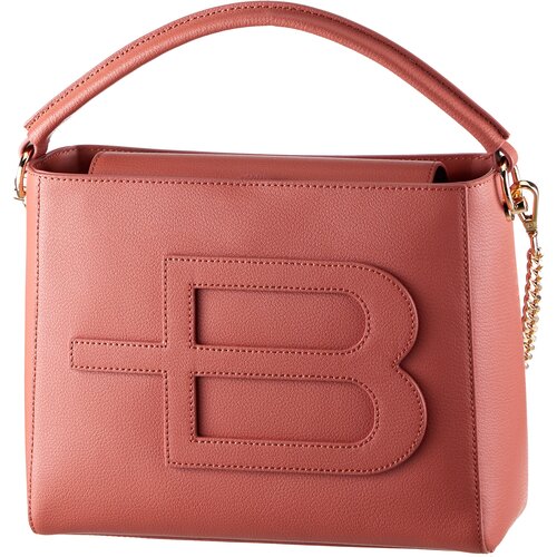 фото Сумка baldinini, натуральная кожа, коричневый