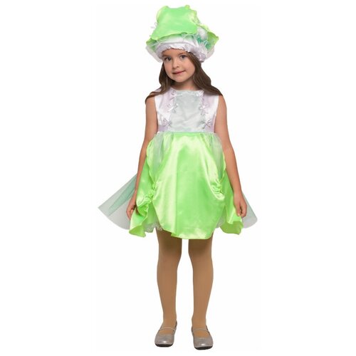 Костюм Вестифика, размер 116-122, салатовый/белый карнавальный костюм карнавалия капуста deluxe детский