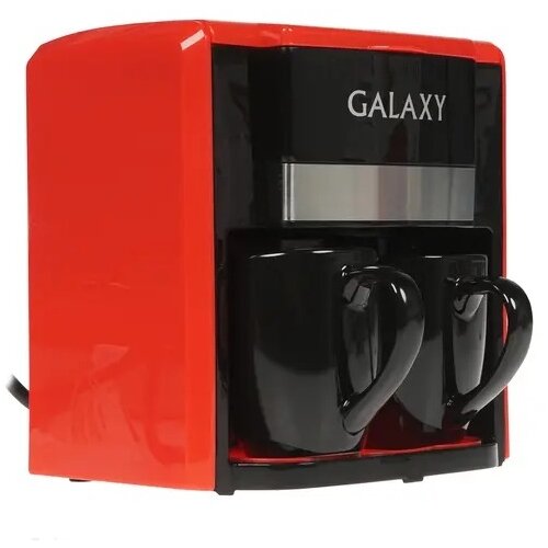 Кофеварка GALAXY LINE GL0708, красный кофеварка galaxy gl 0709 белая