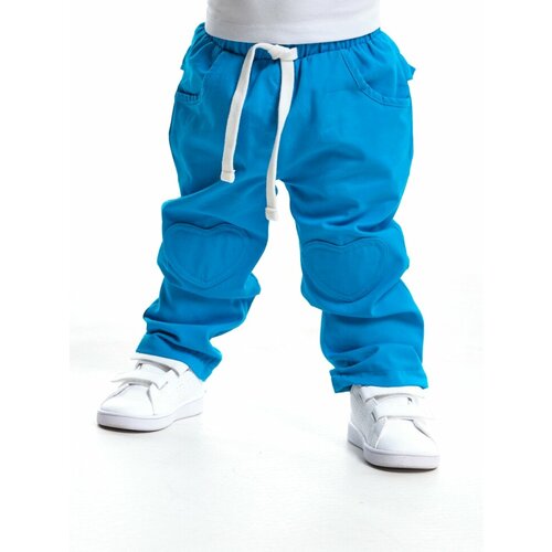 фото Брюки mini maxi для девочек, размер 80, бирюзовый