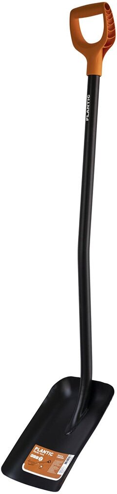 Лопата совковая Plantic by Fiskars Terra, с черенком и ручкой, 1270 мм