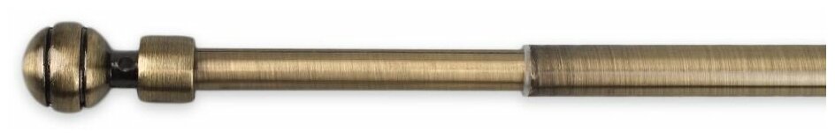 Мини-карниз OLEXDECO «Паола» Антик 80-120 см — фото 1