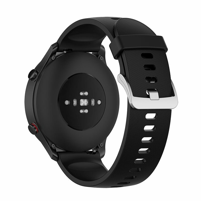 Силиконовый ремешок для Xiaomi Mi Watch Color Sports - черный