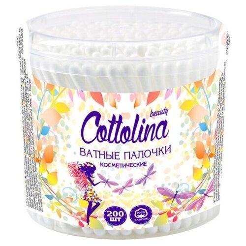 Ватные палочки Cottolina 200 шт 6 банок 299₽