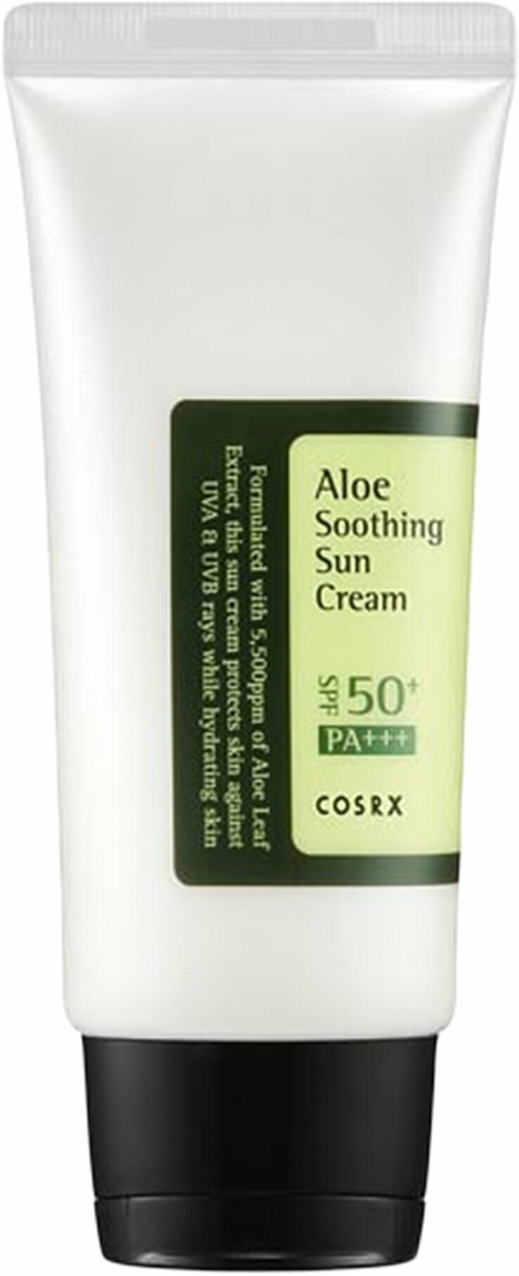 COSRX Успокаивающий солнцезащитный крем для лица SPF50 Aloe Soothing Sun Cream 50 мл