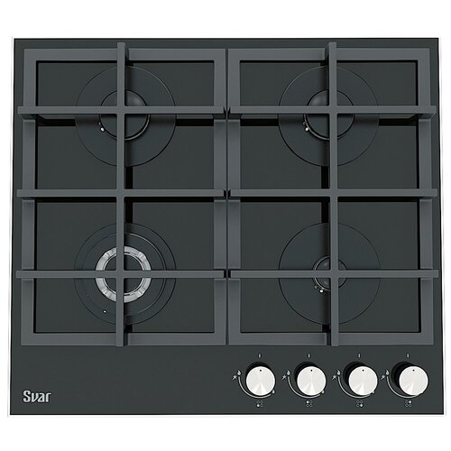 Газовая варочная панель SVAR GG4_750229F-ТС-078 S черный 1950000₽