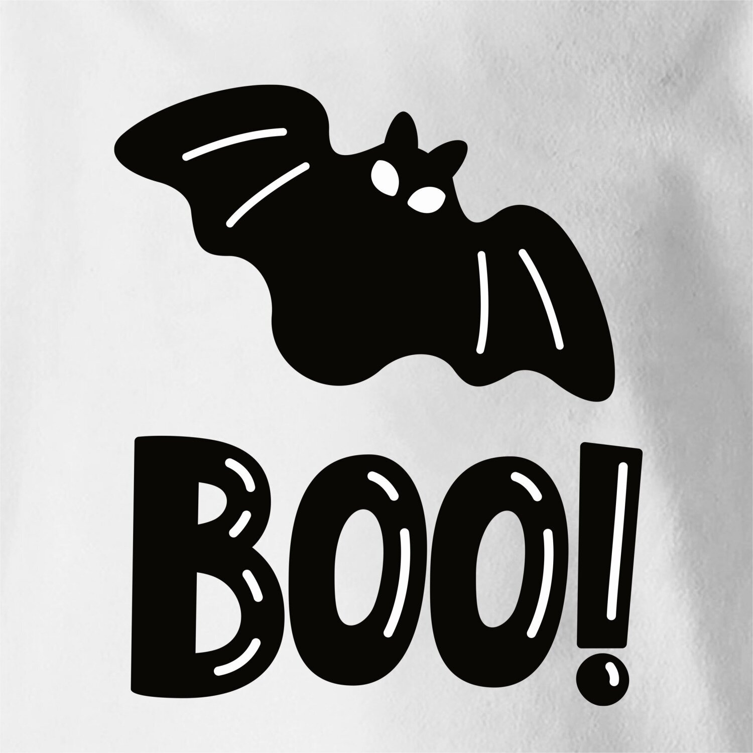 Детская футболка «Буу! Страшилка. Летучая мышь. Хэллоуин» (104, белый) - фотография № 3