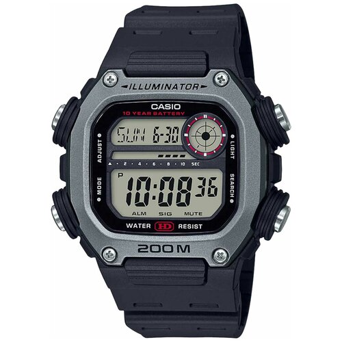 Наручные часы CASIO Collection DW-291H-1A, серый, черный часы casio dw 291h 9a