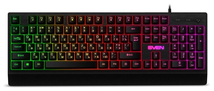 Клавиатура KB-C7150EL 104кл подсветка