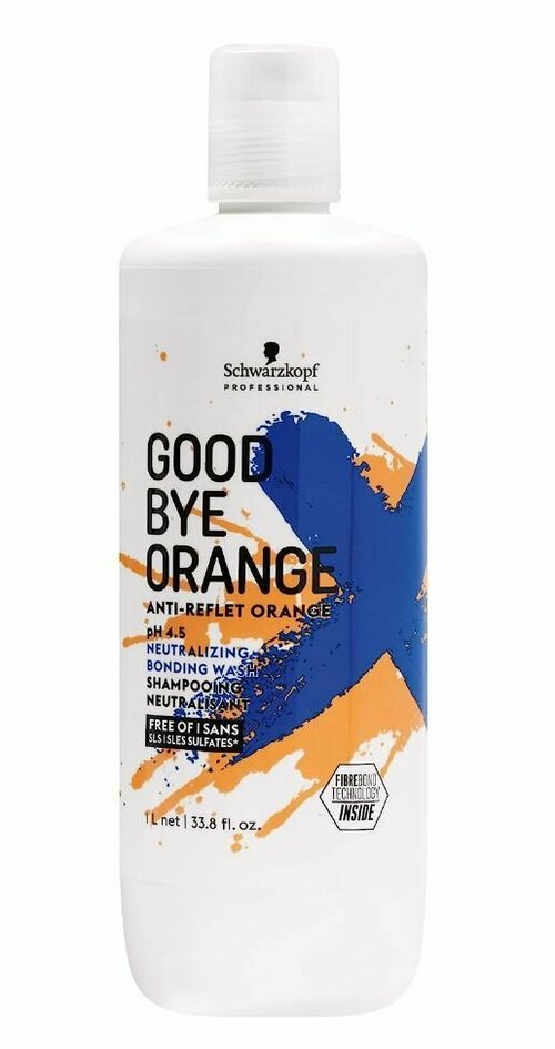 Schwarzkopf Goodbye Orange - Нейтрализующий шампунь 1000 мл