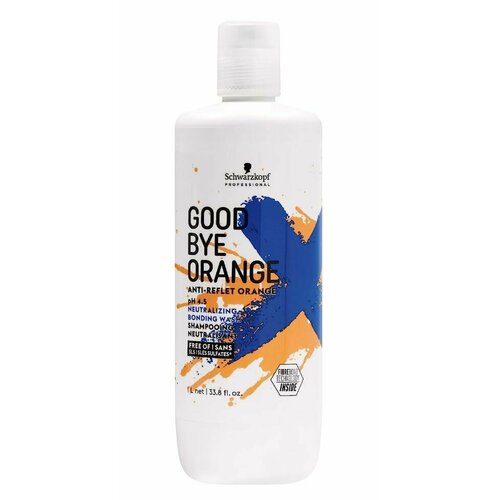 Schwarzkopf Goodbye Orange - Нейтрализующий шампунь 1000 мл