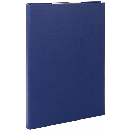 фото Staff папка-планшет everyday а4, с прижимом и крышкой, картон/бумвинил синий