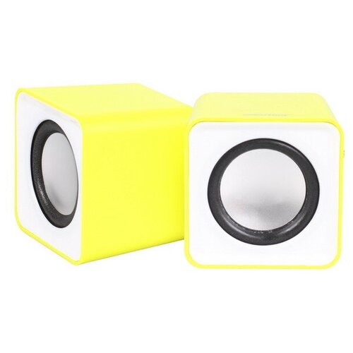 Фронтальные колонки SmartBuy Mini, 2 колонки, желтый