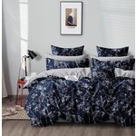 Комплект постельного белья, Евро размер, Люкс Сатин, 100% хлопок, 4 наволочки - изображение