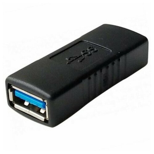 Переходник USB3.0 Af-Af Ks-is KS-400 соединитель чёрный