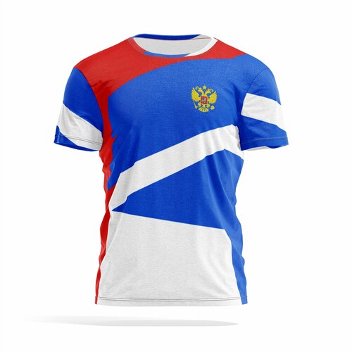 фото Футболка panin brand, размер xs, красный, белый