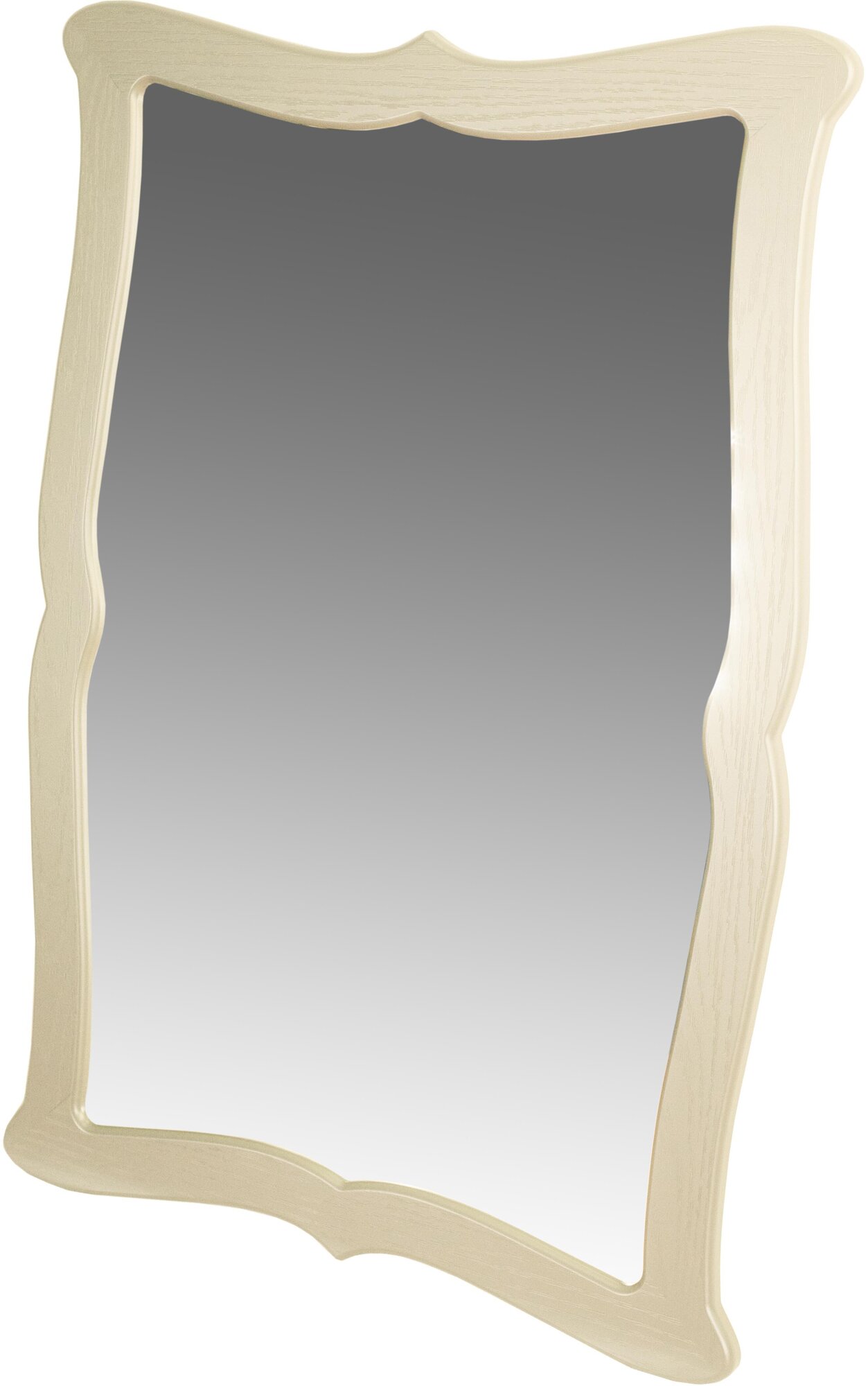Зеркало навесное Берже 23 слоновая кость 97 см х 67 см - фотография № 2