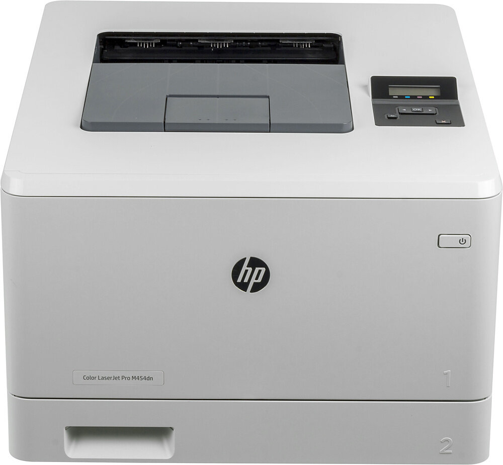 Принтер лазерный HP Color LaserJet Pro M454dn (W1Y44A) A4 Duplex Net белый